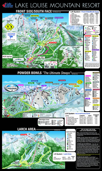 Lake Louise Trail Map