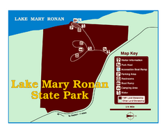 Lake Mary Ronan State Park Map