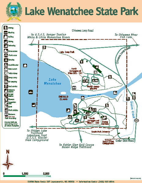 Lake Wenatchee State Park Map