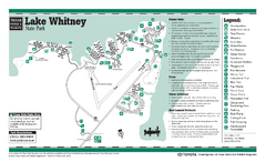 Lake Whitney, Texas State Park Facility and Trail...