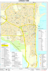 Larnaka Tourist Map