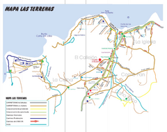 Las Terranas Map