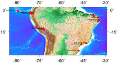 Latin America Climate Map