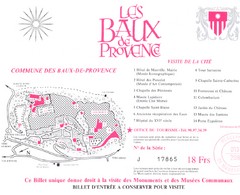 Les Baux de Provence Map