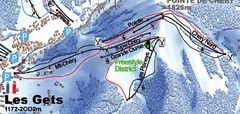 Les Gets Ski Trail Map