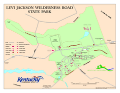 Levi Jackson Wilderness Road State Park Map