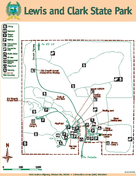 Lewis and Clark State Park Map