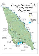 Limpopo National Park Map