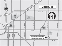Lincoln, Nebraska Map