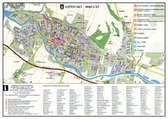 Liptovsky Mikulas Tourist Map