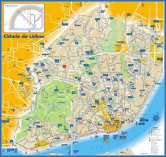 Lisboa Bus and Subway Map