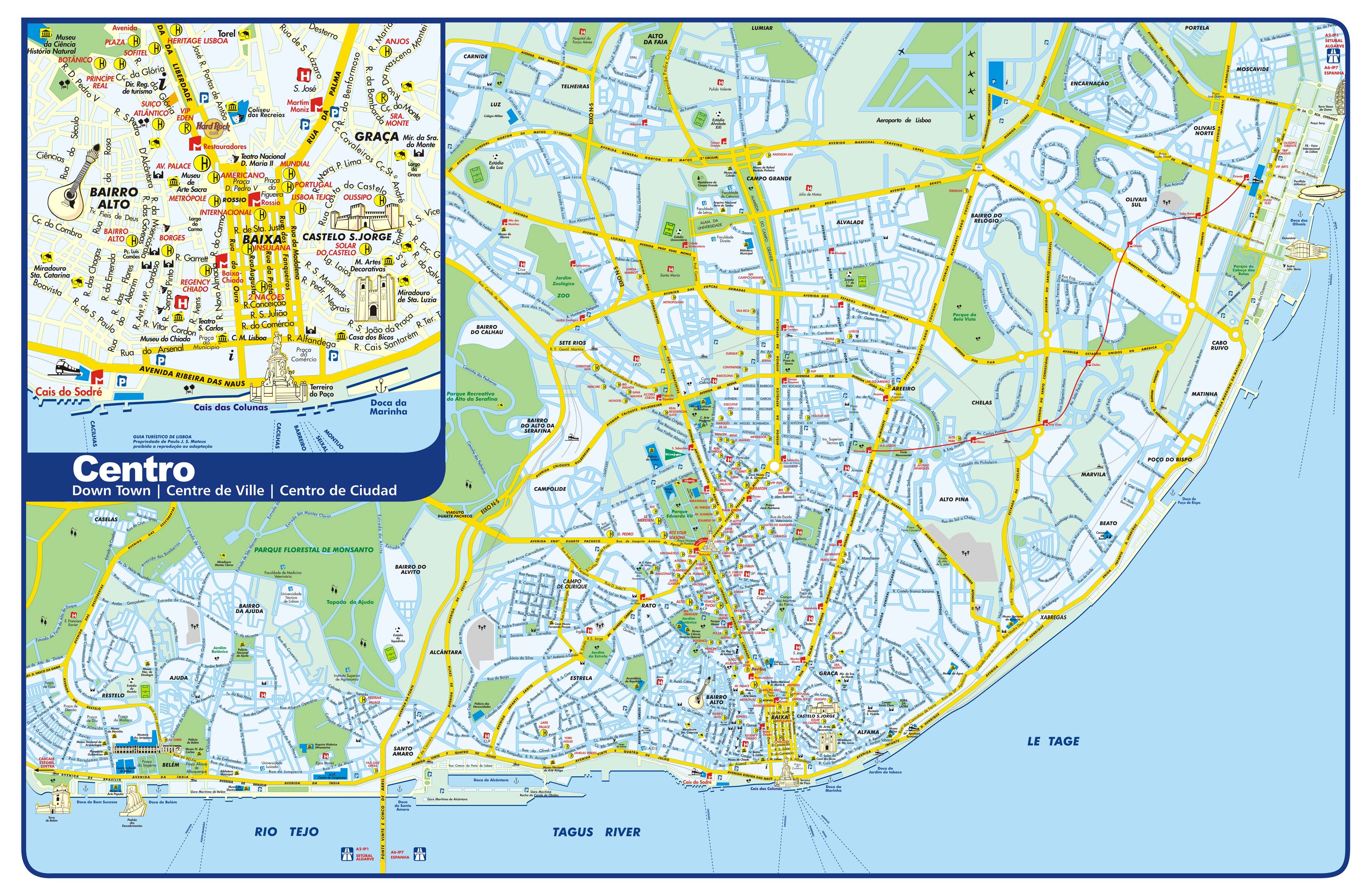 Lisbon Map | Maps