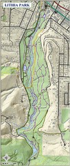Lithia Park Trail Map
