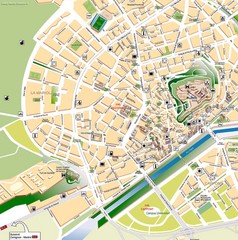 Lleida Tourist Map