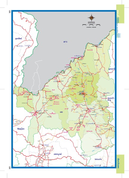 Loei, Thailand Map