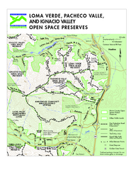 Loma Verde, Pacheco Valley, Lucas Valley and Ignacio Valley Open Space Preserves Map