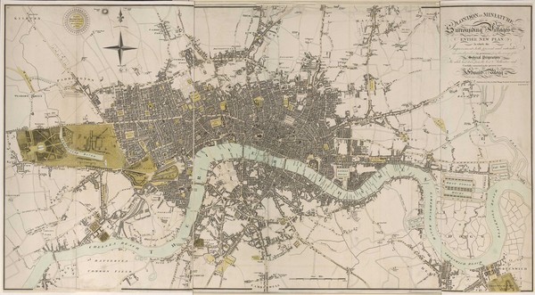 london map. Fullsize London Map 1807