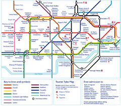 London Tourist Tube Map