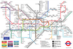 London Underground Transportation Map