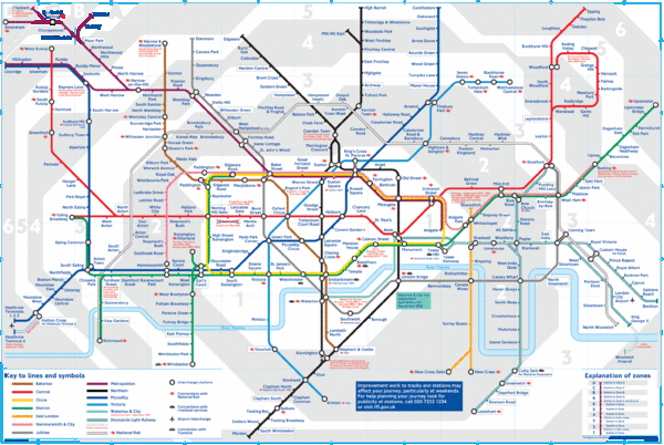 London Underground Tube Map