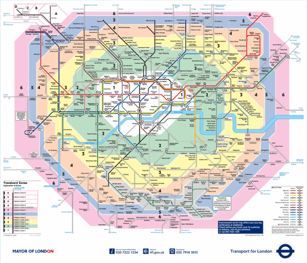 london underground map zones 1 and 2. Fullsize London Underground