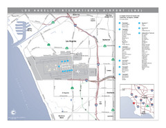 Los Angeles International Airport Area Map