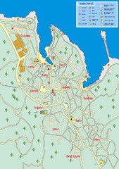 Losinj Tourist Map