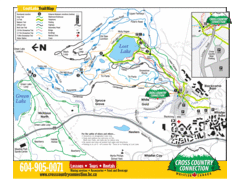 Lost Lake, Whistler Hiking and Biking Trail Map