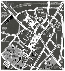 Loughborough Town Centre Map