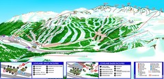 Loveland South View Ski Trail Map
