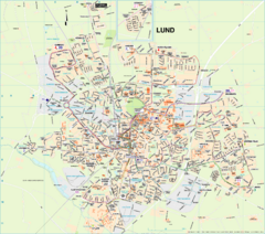 Lund City Map