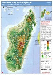 Madagascar Elevation Map
