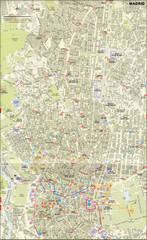 Madrid City Center Map