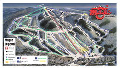 Magic Mountain Ski Trail Map