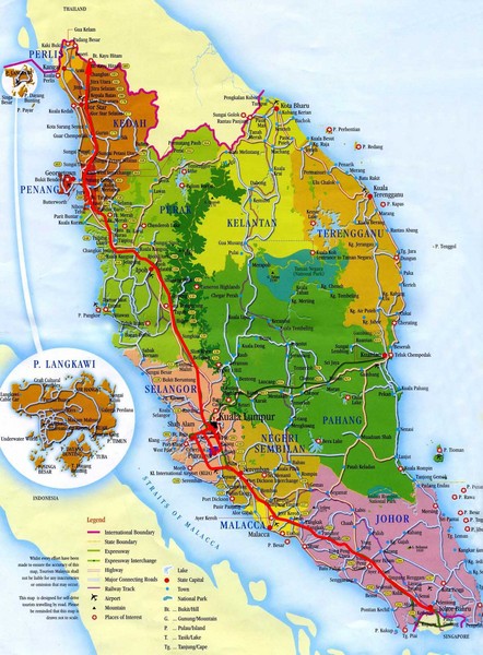 malaysia map feature