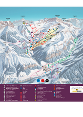 Malbun Ski Trail Map