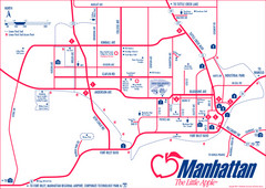 Manhattan (Kansas) City Map