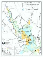 Mansfield Hollow State Park map