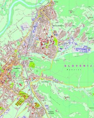 Map of Nova Gorica, Slovenia
