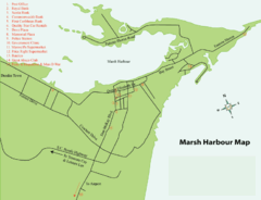 Marsh Harbour Map