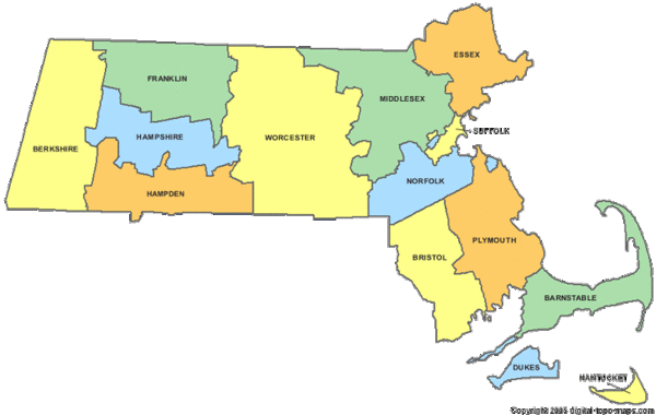 View LocationView Map. click for. Fullsize Massachusetts Counties Map