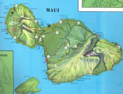 Maui Physical Map