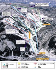 Meihō Ski Trail Map