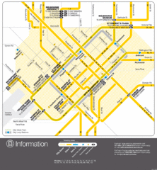 Melbourne, Australia Public Transportation Map