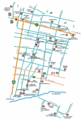 Mendoza Area Wine Map