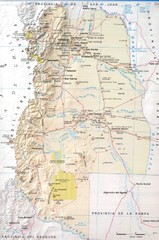 Mendoza Province Road Map