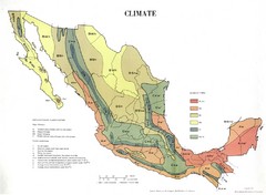 Mexican Climate Map