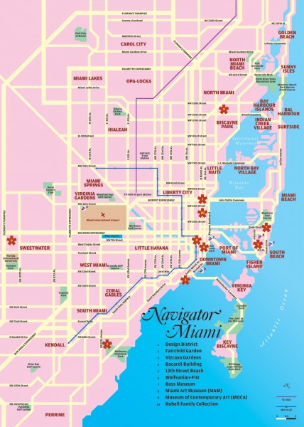 maps of miami
