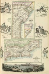 Middle Provinces of Brazil Map 1872