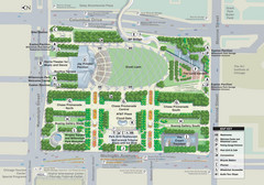 Millenuim Park Chicago Map